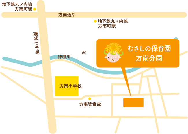 方南分園地図